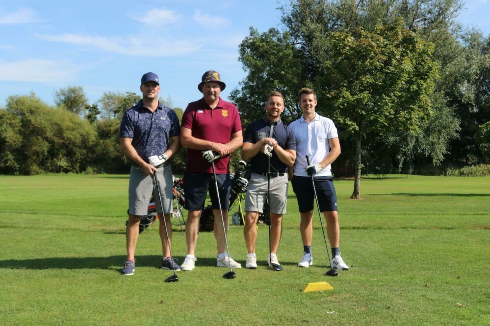 Winning team Evolve at our charity golf day