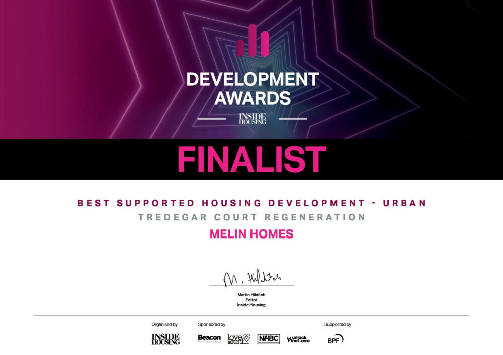 Finalists certificate