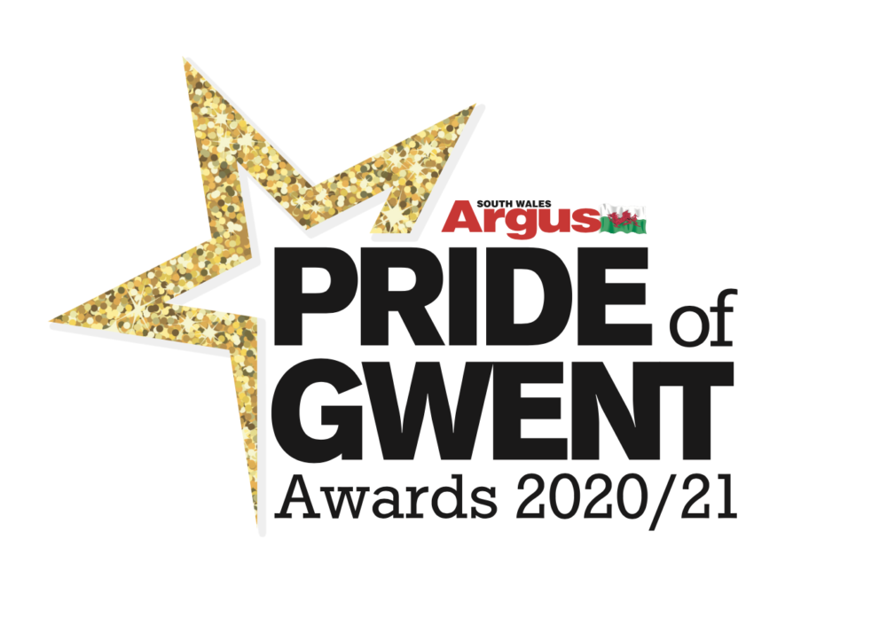 Logo Gwobrau Pride of Gwent 2020-21