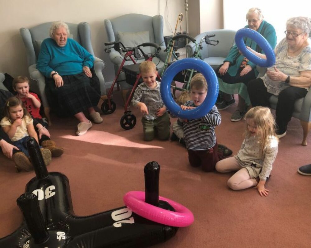 nursery school children and older people