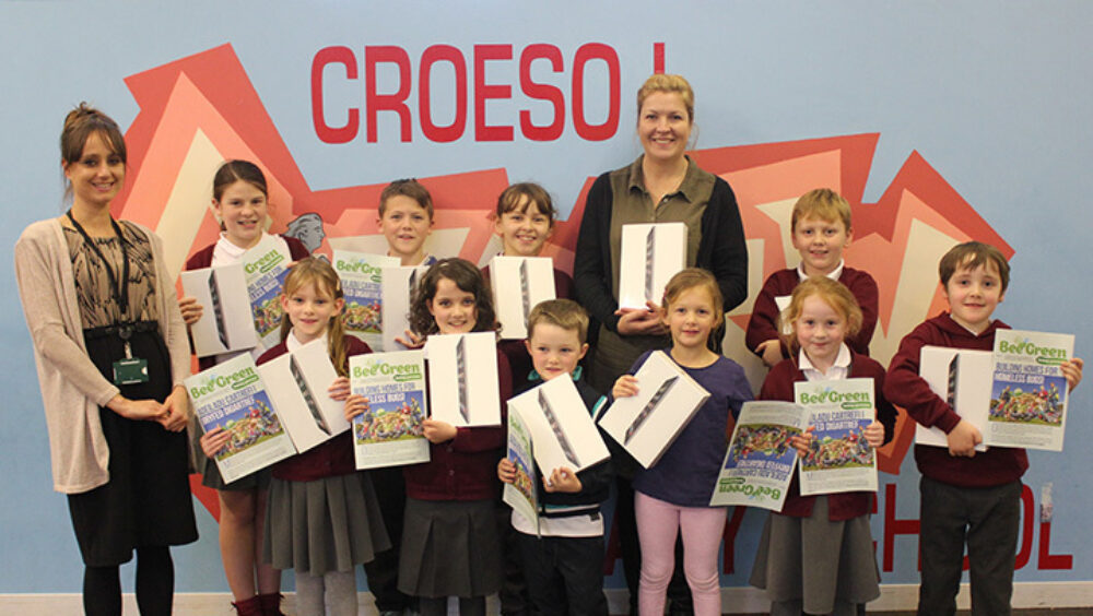 Fiona from Being Greener joins the school children