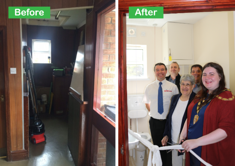 It's all "cisterns" go for West Pontnewydd Community Centre