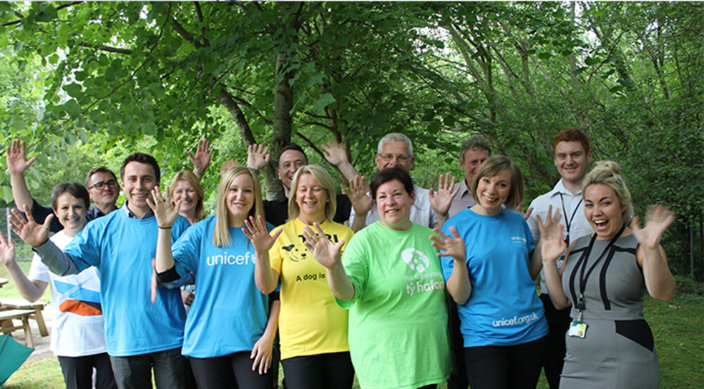 Staff raise almost £10k for charity