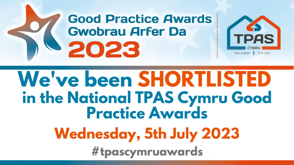 Image of TPAS advert with awards date and logo