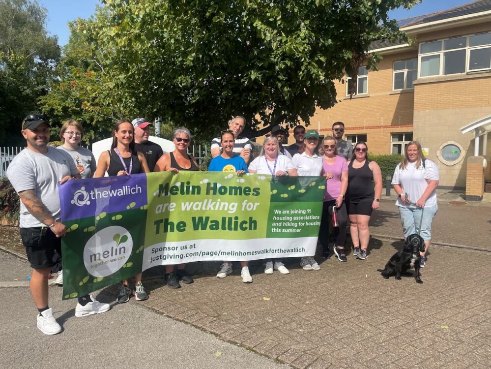 Our Melin staff walking for The Wallich