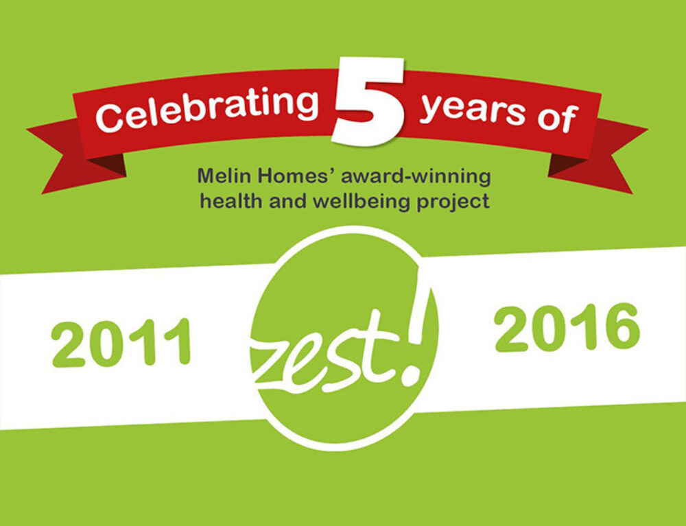 Rydyn ni’n dathlu pen-blwydd ein menter Iechyd a Llesiant, Zest, yn 5 oed!