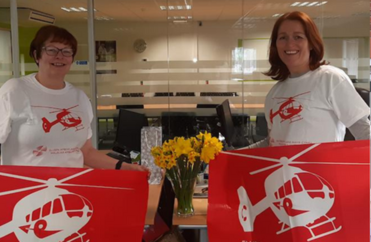 Paula Kennedy, Chief Executive of Melin Homes and Julie Thomas, Chair of our Melin Board