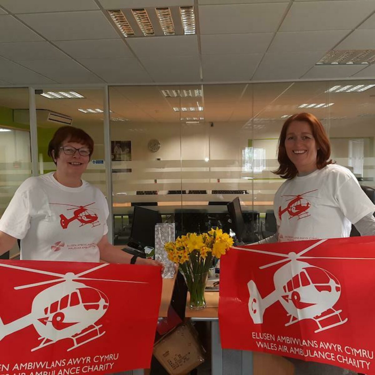 Paula Kennedy, Chief Executive of Melin Homes and Julie Thomas, Chair of our Melin Board