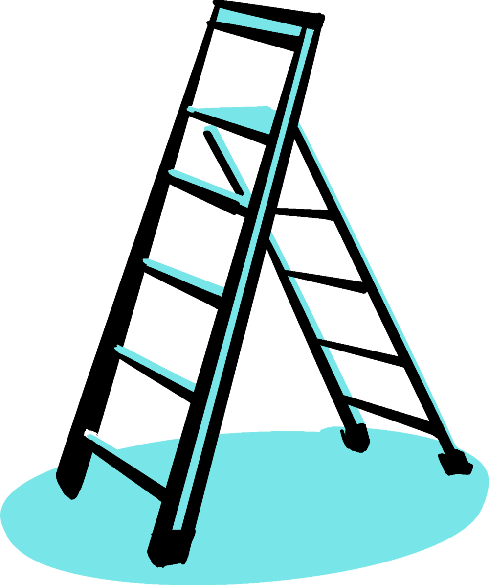 An illustration of a ladder
