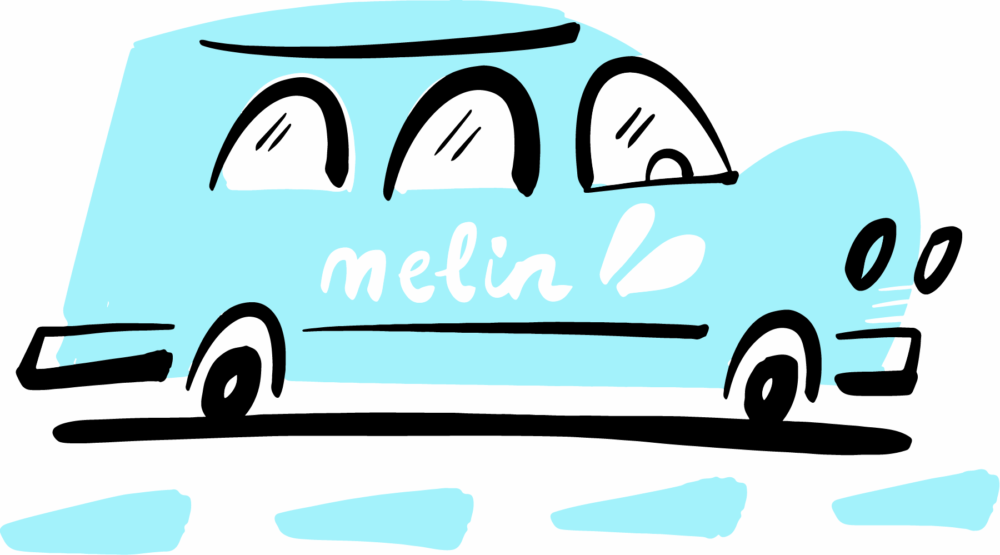 Illustration of the Melin Communities Bus