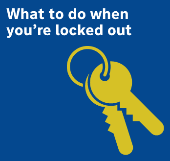 What to do when you’re locked out
