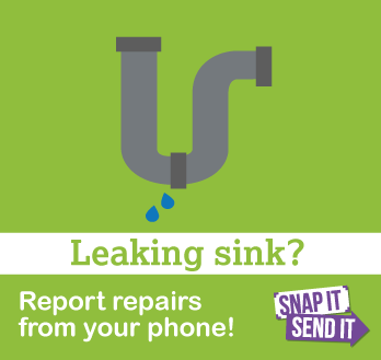 Snap it send it leaking sink